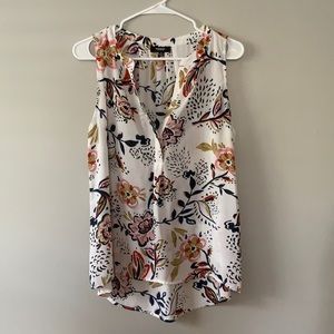 Printed Sleeveless Blouse